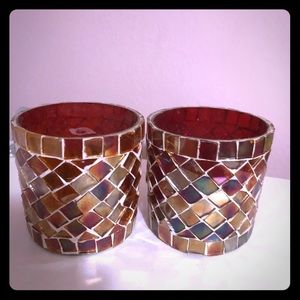 2 beautiful candle holders